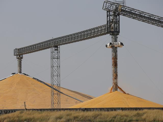Corn unloaded at a farmer cooperative in Iowa during the 2021 harvest. Biden administration officials are looking over a proposal regarding corn imports from the U.S. after Mexico&#039;s president signed a decree to ban genetically modified corn imports. The U.S. says that would violate the USMCA. (DTN file photo)