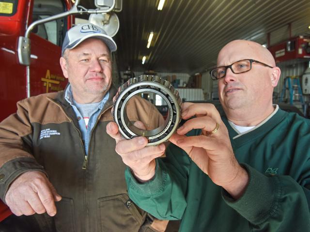 It&#039;s a small piece of any large piece of machinery, but agriculture runs on the life of its bearings. (Progressive Farmer photo)