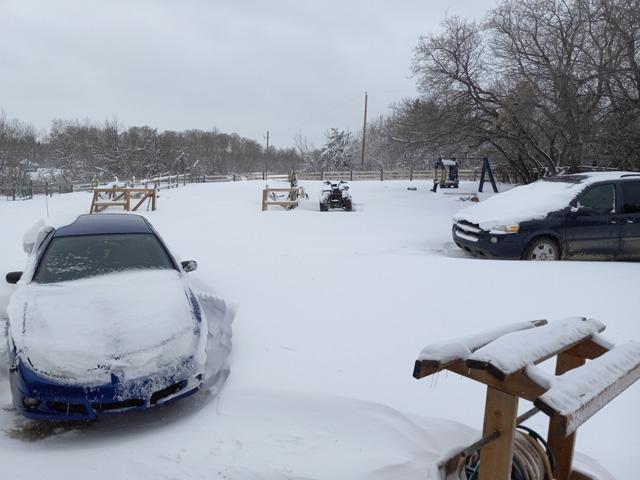 Scattered showers turned into heavy snow this week as a system and low temperatures combined to bring back winter for a brief period. The snow will eventually help to moisten soils prior to spring planting and a more active pattern is likely to set up later next week.