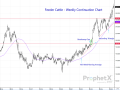 On the flipside of being worried about when the good times will end: What if the escalation in price continues to be fueled by a downward spiral of the beef herd fed in part by the escalation in price? (DTN ProphetX chart)