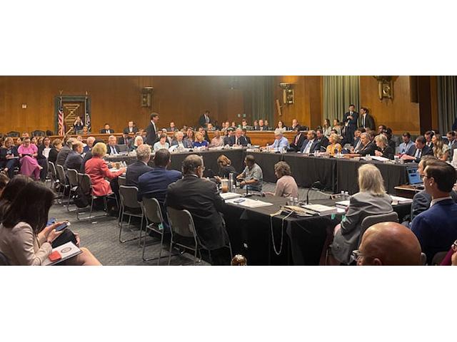 The Senate Appropriations Committee met Thursday to consider the fiscal year 2026 Agriculture appropriations bill. (Photo by DTN Political Correspondent Jerry Hagstrom)