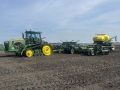 The 2026 spring wheat crop is in the ground in Great Bend, North Dakota, while some farmers aren't as fortunate yet. (Photo courtesy of Chris Johnson)