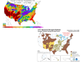 Forecasts calling for easing Midwest drought and expanding Southern Plains drought are supported by heavy precipitation in the Midwest and very light precipitation in the Plains during the first half of March. (NOAA/CPC and HPRCC graphics)