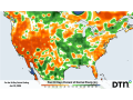 Above-normal rainfall has fallen across a lot of the Plains, South, and Midwest in June. (DTN graphic)