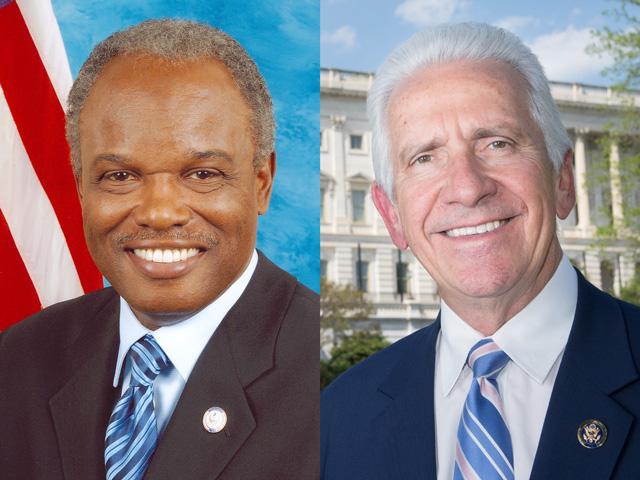 Rep. David Scott, D-Ga., is ranking member of the House Agriculture Committee, but he has had some recent health issues. He is being challenged for the position by Rep. Jim Costa, D-Calif. (images from official photos) 