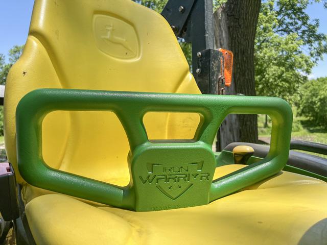 A 35-pound iron weight is part of our editor&#039;s daily workout program. She talks about her efforts to get farm fit through a fitness program especially designed for those in the farming community. (DTN photo by Pamela Smith)