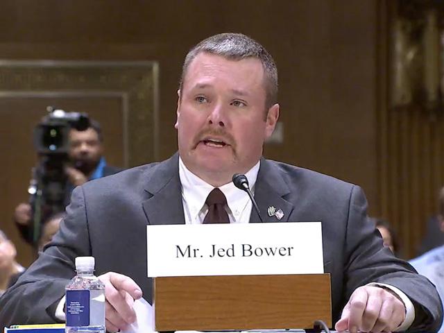 Jed Bower, an Ohio farmer and president of the National Corn Growers Association, testified in a U.S. Senate Agriculture Committee hearing on Tuesday about E15 legislation. Nearly every senator agreed they support E15, yet it's not directly under the committee's jurisdiction. (Photo from video livestream)