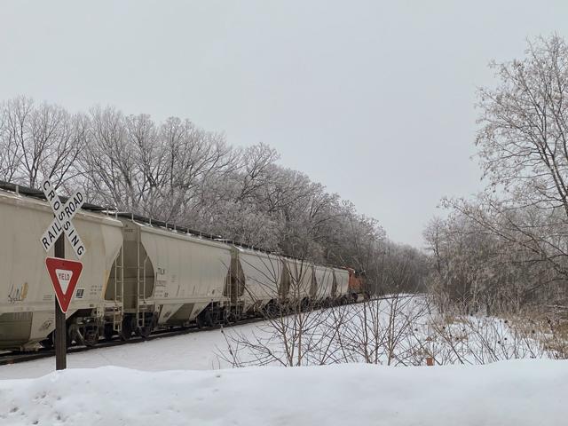 Rail workers refuse to give up the fight for paid sick leave and have support from members of Congress and their rail unions. (DTN photo by Mary Kennedy)