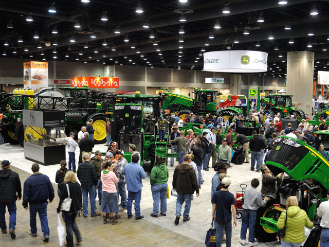 The 2012 National Farm Machinery Show was busy. Expect this year&#039;s to be the same. (DTN/The Progressive Farmer photo by Jim Patrico)