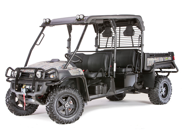 The John Deere XUV 825i S4 Gator has room for four passengers. (Photo courtesy of John Deere)