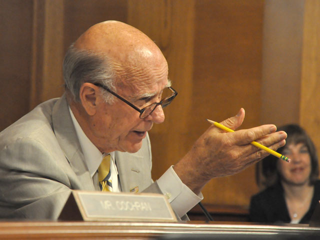 Sen. Pat Roberts, R-Kan., said Saturday it was unlikely the Trans-Pacific Partnership agreement would be completed until 2017. (DTN file photo by Nick Scalise)