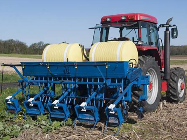 The Penn State Cover Crop Interseeder and Applicator. (Photo by Patrick Mansell)