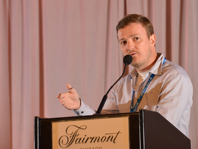 Guilherme Scheffer, CFO of Grupo Scheffer -- one of Brazil&#039;s biggest farms -- told DTN on Tuesday that soybeans look good across northern and western Mato Grosso. (DTN/The Progressive Farmer photo by Jim Patrico)