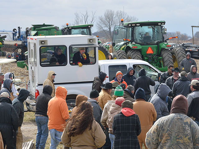 Machinery, large and small, went on sale recently on a farm north of Kansas City. (DTN/The Progressive Farmer photo by Jim Patrico)