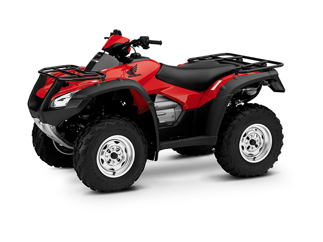 The Rincon is one of three 2017 ATV models from Honda. It&#039;s a small sized vehicle with a 420cc, liquid-cooled, fuel-injected engine. (Photo courtesy of Honda)