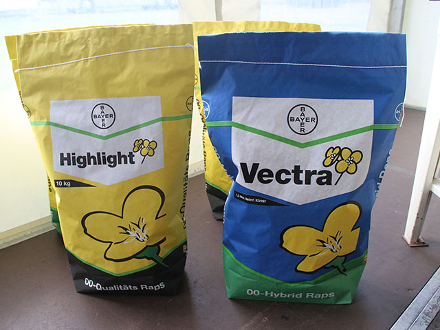 Bayer has product lineups in canola, cotton, rice, soybeans, rice, vegetables and wheat, but corn is the big win if they marry up with Monsanto. (DTN Photo by Pamela Smith) 