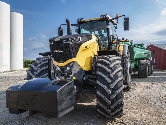 AGCO says the new Challenger 1000 Series is the largest fixed-frame tractor in the world. It can pull like an articulated 4WD, yet is nimble enough for most on-farm chores. (Photo courtesy of AGCO)