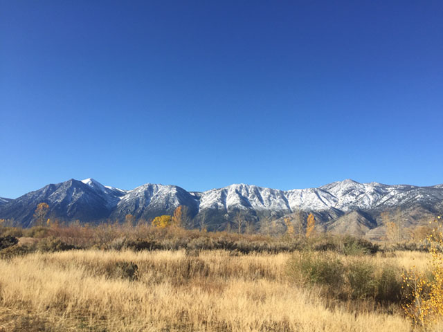 Over a foot of snow is noted at the tops of the Sierra Nevada mountains. Snowpack is a little heavier in the northern Rockies and northern Cascades. (Photo courtesy of Amber Tanaka)
