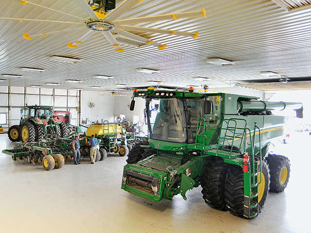 Joe Nichols&#039; shop at Seven Springs Farm outside Cadiz Kentucky is a pretty amazing sight. (DTN/Progressive Farmer photo by Dan Miller)