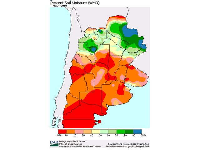 No Change in Argentina Drought