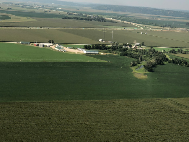 Drier, cooler weather in the western Midwest is helping to improve crop conditions. (DTN photo by Elaine Shein)