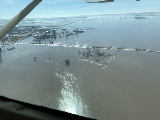 An aerial shot of Highway 136 near Phelps City, Mo. (Photo courtesy of Richard Oswald)