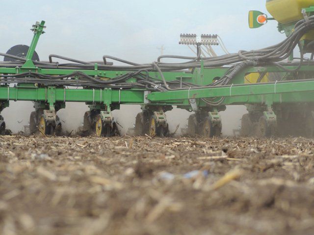 The time frame will be very short for soils to replenish moisture needed for planting following a mixed precipitation total during fall 2012. (DTN photo by Kurt Lawton)