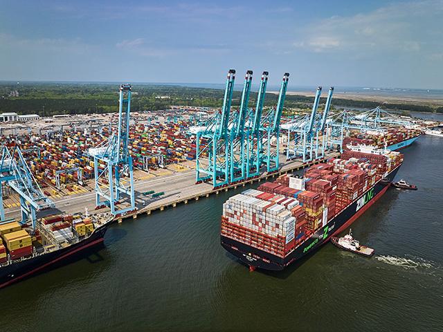 According to USDA, Norfolk, Virginia, exported 1,616,854 metric tons (59,409,215 bushels) of soybeans by container in 2023. (Photo courtesy of Port of Virginia)