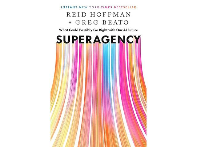 This new book is upbeat about AI and technology generally. (Photo courtesy Simon and Schuster)