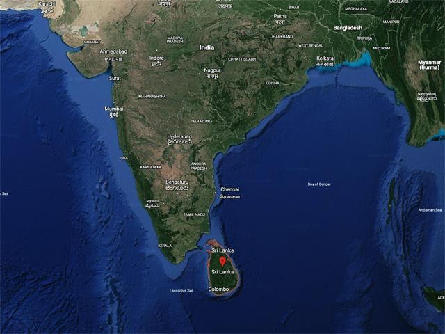 The small island nation of Sri Lanka has experienced an economic collapse and critics are blaming a switch to organic agriculture. (Image courtesy Google Maps)