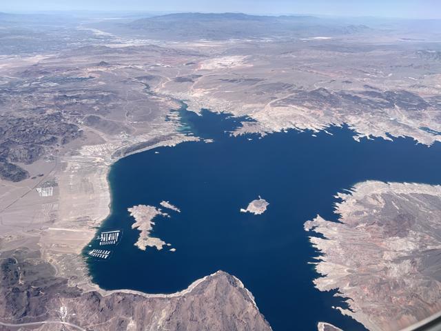 The water level at Lake Mead on the Colorado River near Las Vegas is notably higher than a year ago. The lake, however, is still only about one-third full because of high demand and a 23-year megadrought. (DTN photo by Mary Kennedy)