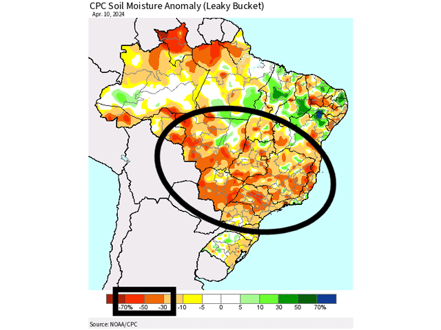 Observando el maíz Safrinha en Brasil con la temporada de lluvias prácticamente terminada