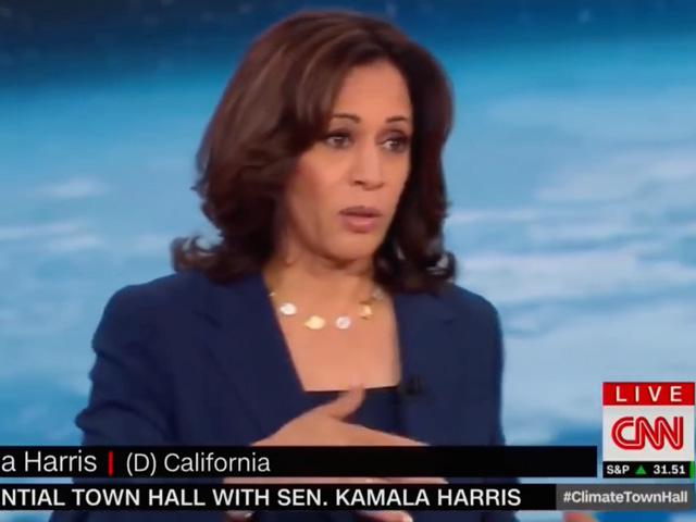 California Sen. Kamala Harris, now running for vice president on the Democratic presidential ticket, talked about dietary guidelines and reducing red meat at a CNN event last fall. Vice President Mike Pence called out those comments in a speech on Thursday in Iowa. (DTN image from CNN video) 