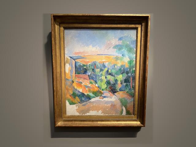 Paul Cezanne&#039;s painting The Bend in the Road, as seen in the National Gallery of Art, one of the many wonders of the nation&#039;s capital. (Photo by Urban Lehner)