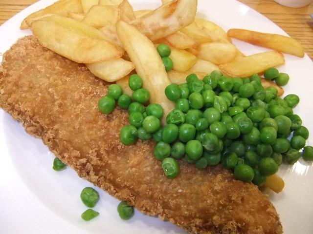 When most people think of British food, they think of British pub food such as fish and chips. (Photo by oatsy40, CC-BY-2.0)