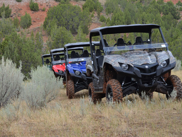 The 2014 Yamaha Viking exhibits the ability to take tough terrain in stride. (DTN/The Progressive Farmer photo by Dan Miller)