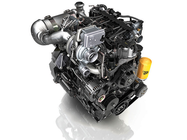 A Tier IV Final engine like this one from JCB is complicated and expensive to produce. Tier V engines could be on the way. (Photo Courtesy of JCB)