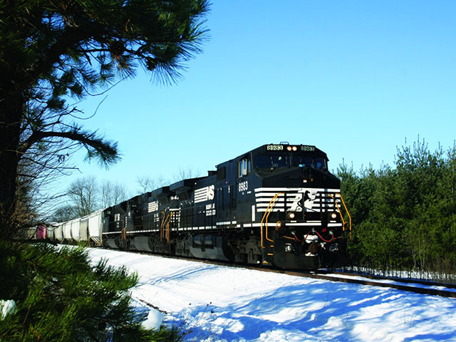 Pictured is a Norfolk Southern train. (Photo courtesy of nscorp.com)