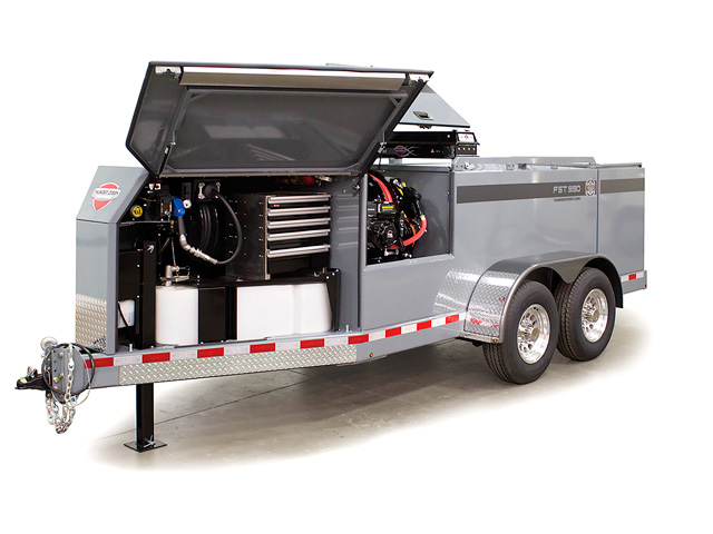 This trailer from Thunder Creek offers expandable options for taking diesel and DEF to the field. (Photo Courtesy Thunder Creek)