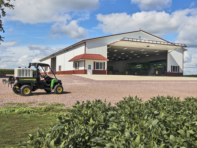 It is as important to consider space available around your new shop as it is to build a shop that will fit today&#039;s needs and your needs 10 years into the future. (DTN/The Progressive Farmer photo by Morton Buildings)