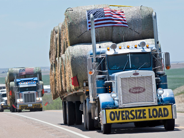 Rural America has always had a big heart. Hay convoys such as those put together by the group called Ashes to Ashes have become a symbol of what volunteering can mean in times of crisis. (DTN/Progressive Farmer photo by Joel Reichenberger)