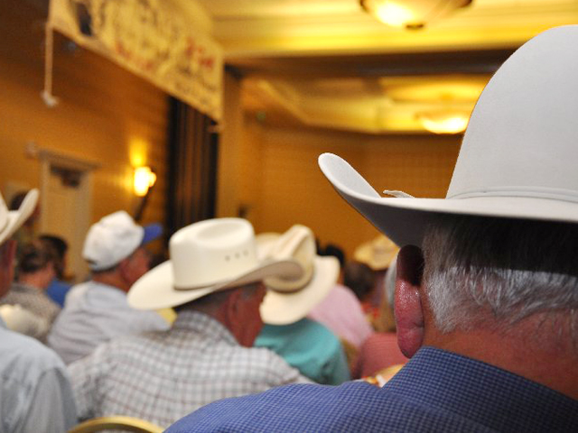 Cattlemen&#039;s meetings help spark enthusiasm for the upcoming year, as well as give cattlemen a place to voice their opinions about industry matters. (DTN file photo by Chris Clayton)