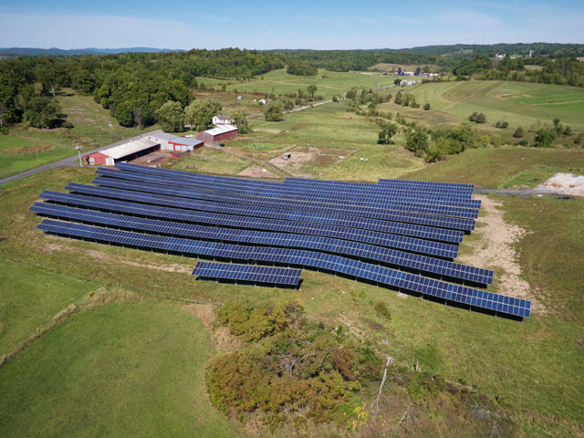Farms could see a greater push to add solar panels their operations or lease ground to large-scale solar projects under some of the renewable energy provisions in the Inflation Reduction Act, which passed the Senate on Sunday after a marathon of amendments and votes. (DTN file photo) 