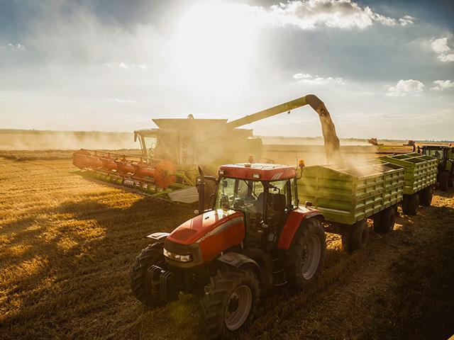Sales of tractors and combines have returned to the black after a tough spring. (Photo courtesy of Association of Equipment Manufacturers)