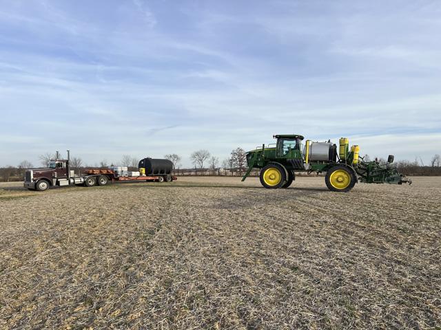 Fall weed control is top of mind for Ohio farmer Luke Garrabrant this week as the practice sets him up to be timely with operations next spring. (Photo courtesy of Luke Garrabrant)