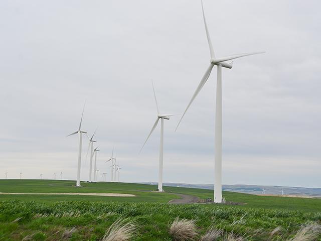 Wind power is one of the ways rural electric cooperatives (RECs) can use under a new USDA rural electrification program. Another smaller pot of money will help other rural power providers with loans that can have at least a portion forgiven as well. (DTN file photo by Chris Clayton)  