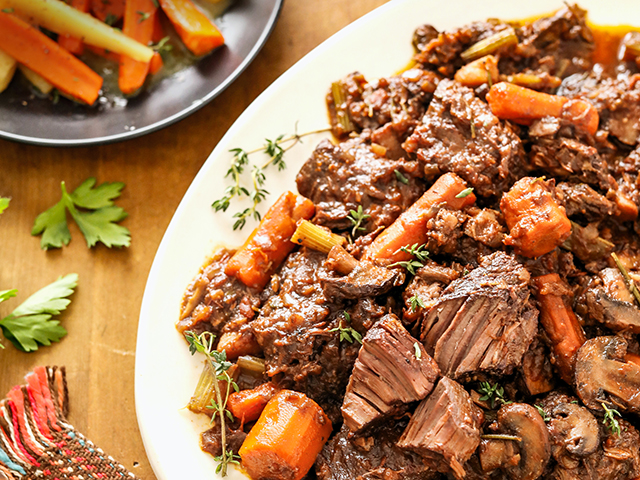 Red Wine-Braised Roast