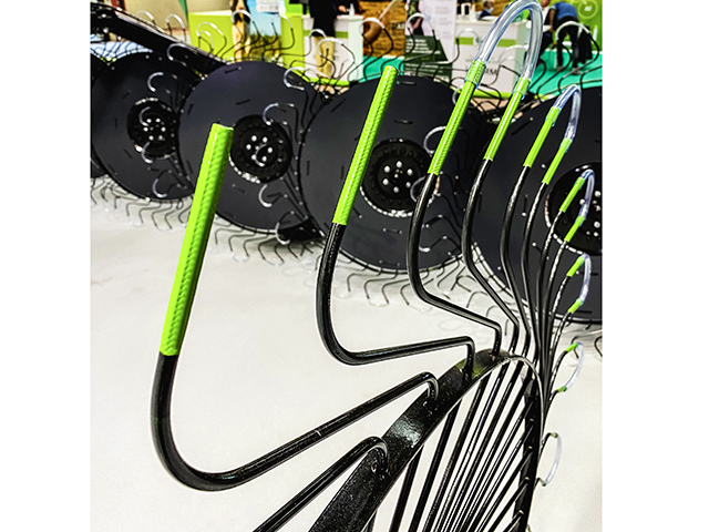 Duragrip finger wheel rake tines by Tonutti Wolagri (Greg Lamp)