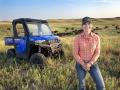 Nebraska rancher Shelly Kelly says the Ranger SP 570 proved quite capable of handling the sandy hills where her cattle roam. (Joel Reichenberger)