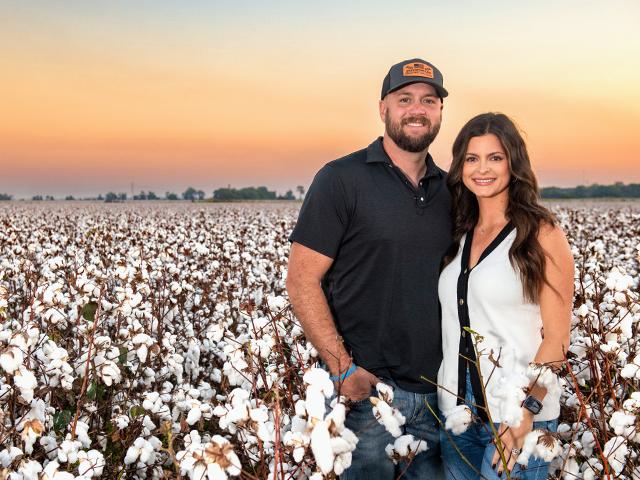 Layne and Ryane Miles' business grows crops and operates other enterprises, such as trucks, to diversify income. (Joel Reichenberger)